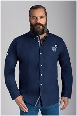 Camisas, Sport Manga Larga, 109796, MARINO