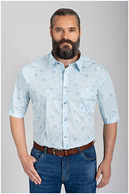Camisas, Sport Manga Corta, 110575, AZUL