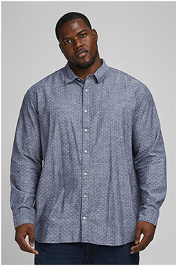 Camisas, Sport Manga Larga, 110635, INDIGO