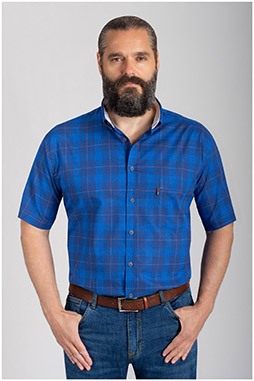 Camisas, Sport Manga Corta, 110873, MARINO