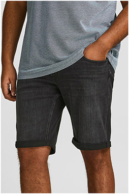 Pantalones, Bermudas, 110988, NEGRO