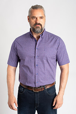 Camisas, Sport Manga Corta, 111526, FUCSIA