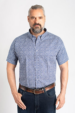 Camisas, Sport Manga Corta, 111624, MARINO