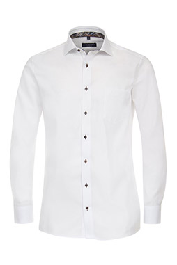 Camisas, Vestir Manga Larga, 112034, BLANCO