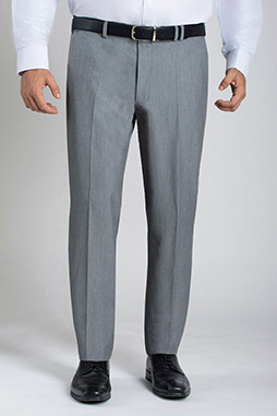 Pantalones, Vestir, 112162, GRIS MEDIO