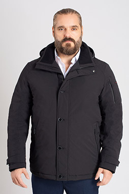 Abrigo, Chaquetones y Piel, 112418, NEGRO