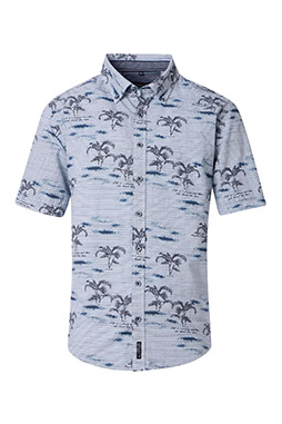Camisas, Sport Manga Corta, 112950, MARINO