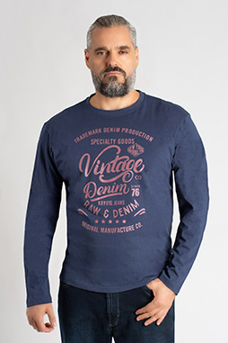 Sport, Camisetas M. Larga, 113125, MARINO