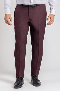 Pantalones, Vestir, 113166, BURDEOS