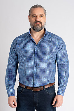Camisas, Sport Manga Larga, 113303, MARINO