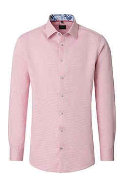 Camisas, Vestir Manga Larga, 113317, ROSA