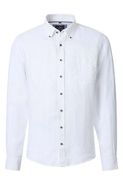 Camisas, Sport Manga Larga, 113419, BLANCO