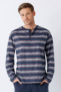 Homewear, Pijama M. Larga, 113474, MARINO
