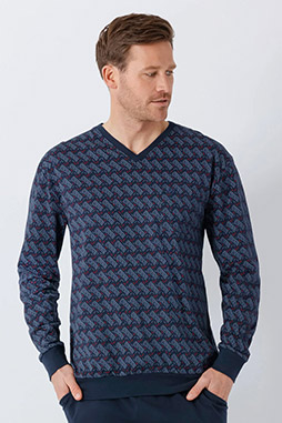 Homewear, Pijama M. Larga, 113475, MARINO