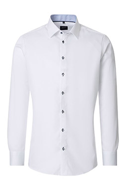 Camisas, Vestir Manga Larga, 113491, BLANCO