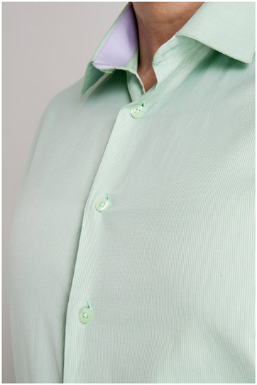 Camisas, Vestir Manga Larga, 106927, VERDE