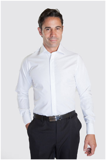 Camisas, Ceremonia, 107330, BLANCO