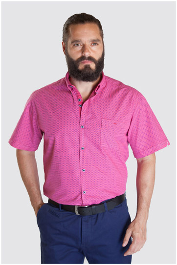 Camisas, Sport Manga Corta, 107340, FUCSIA