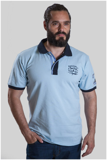 Sport, Polos M. Corta, 107496, CELESTE