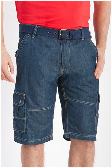 Pantalones, Bermudas, 107878, INDIGO