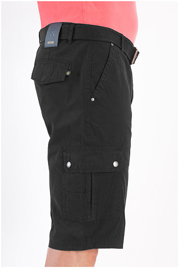 Pantalones, Bermudas, 107882, NEGRO