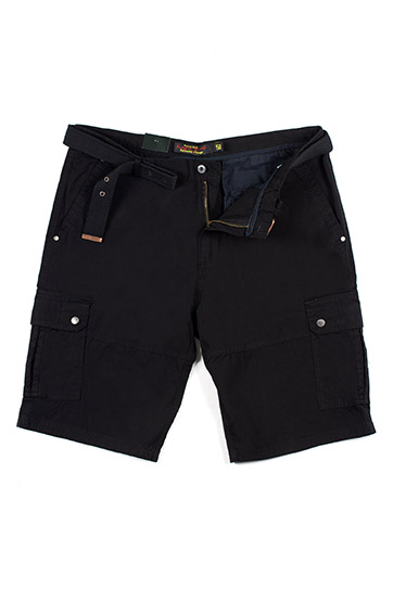 Pantalones, Bermudas, 107882, NEGRO