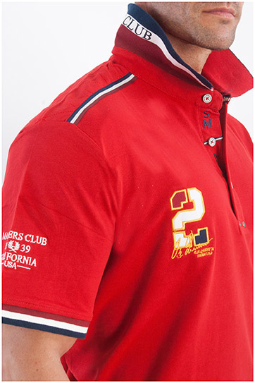 Sport, Polos M. Corta, 107955, ROJO