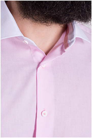 Camisas, Vestir Manga Larga, 107968, ROSA