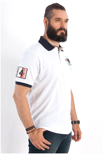 Sport, Polos M. Corta, 108020, BLANCO