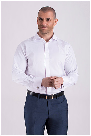 Camisas, Vestir Manga Larga, 108437, BLANCO