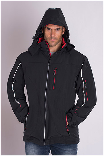 Abrigo, Chaquetones y Piel, 108735, NEGRO