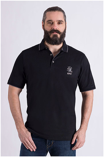 Sport, Polos M. Corta, 109031, NEGRO