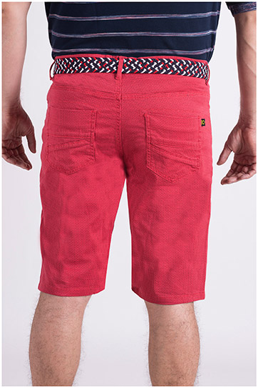 Pantalones, Bermudas, 109065, ROJO