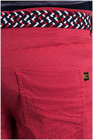 Pantalones, Bermudas, 109065, ROJO