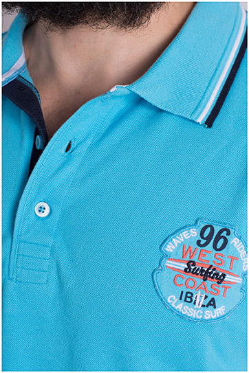 Sport, Polos M. Corta, 109201, TURQUESA