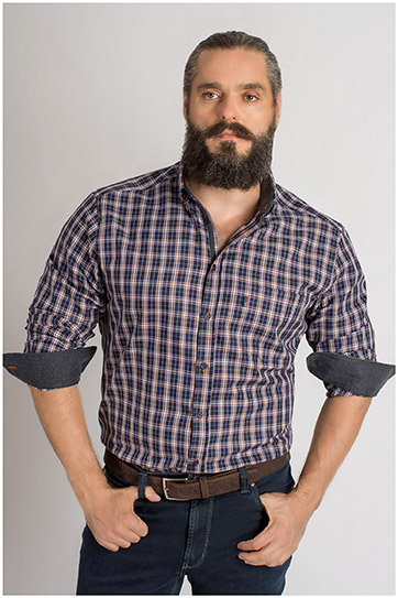 Camisas, Sport Manga Larga, 109337, MARINO