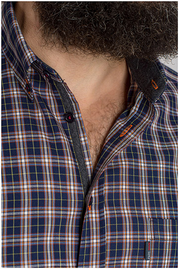 Camisas, Sport Manga Larga, 109337, MARINO