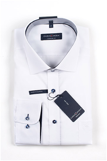 Camisas, Vestir Manga Larga, 109769, BLANCO