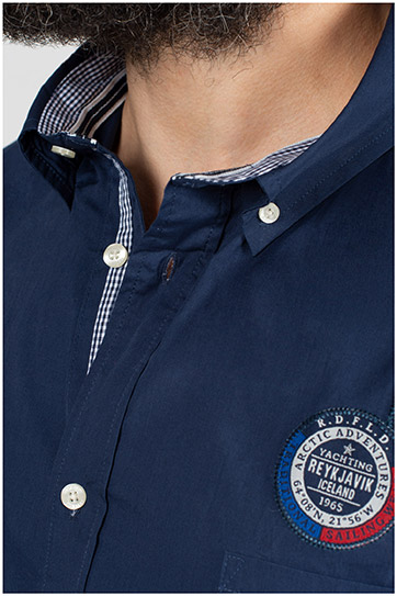 Camisas, Sport Manga Larga, 109796, MARINO