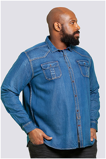 Camisas, Sport Manga Larga, 109873, INDIGO