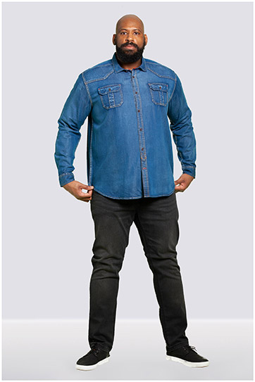 Camisas, Sport Manga Larga, 109873, INDIGO