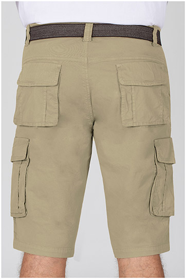 Pantalones, Bermudas, 110356, PIEDRA