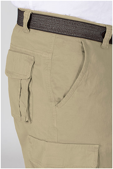 Pantalones, Bermudas, 110356, PIEDRA
