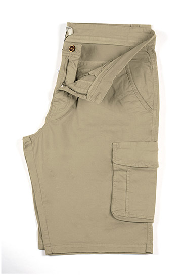 Pantalones, Bermudas, 110356, PIEDRA