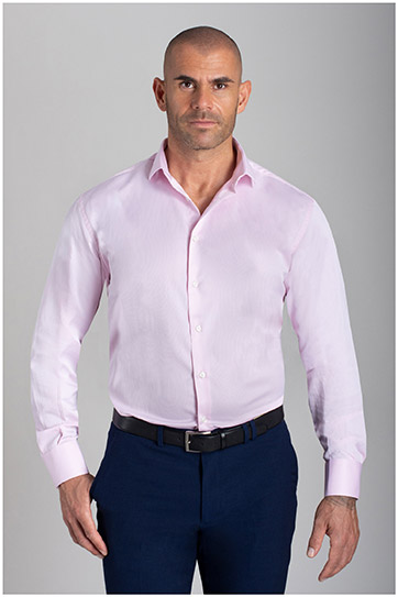 Camisas, Vestir Manga Larga, 110480, ROSA