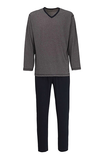 Homewear, Pijama M. Larga, 110578, GRIS MEDIO