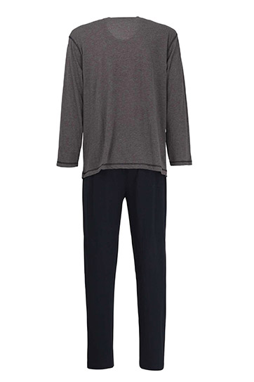 Homewear, Pijama M. Larga, 110578, GRIS MEDIO