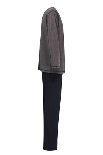 Homewear, Pijama M. Larga, 110578, GRIS MEDIO