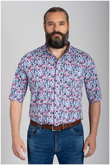 Camisas, Sport Manga Corta, 110858, MARINO