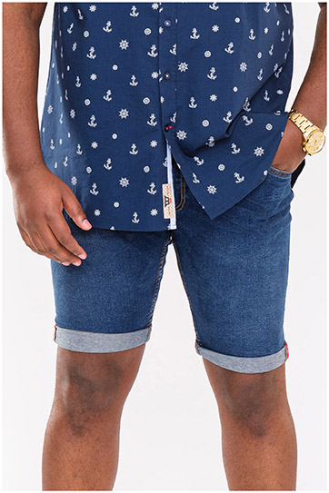 Pantalones, Bermudas, 110866, INDIGO